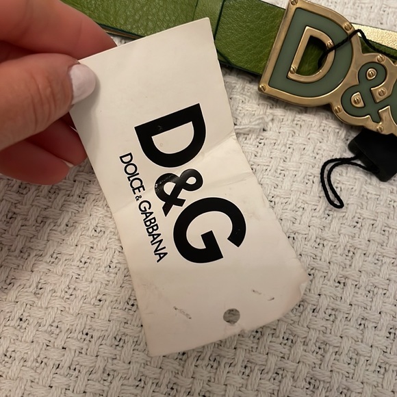 Dolce & Gabbanna green belt